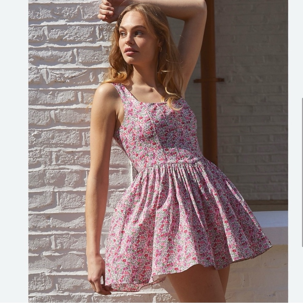 LoveShackFancy liberty fabrics/zane dress/strawberry jam